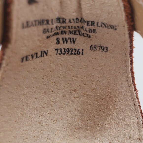 FOOTSMART TEJIDAS TEVLIN LEATHER HURRICANE SANDALS - Picture 9 of 9